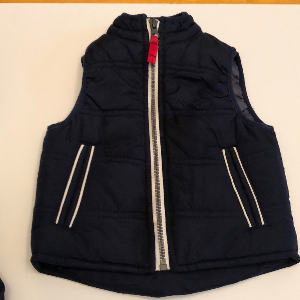 Navy blue baby vest